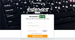 Desktop Screenshot of evden.org