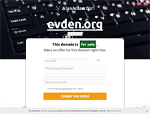 Tablet Screenshot of evden.org